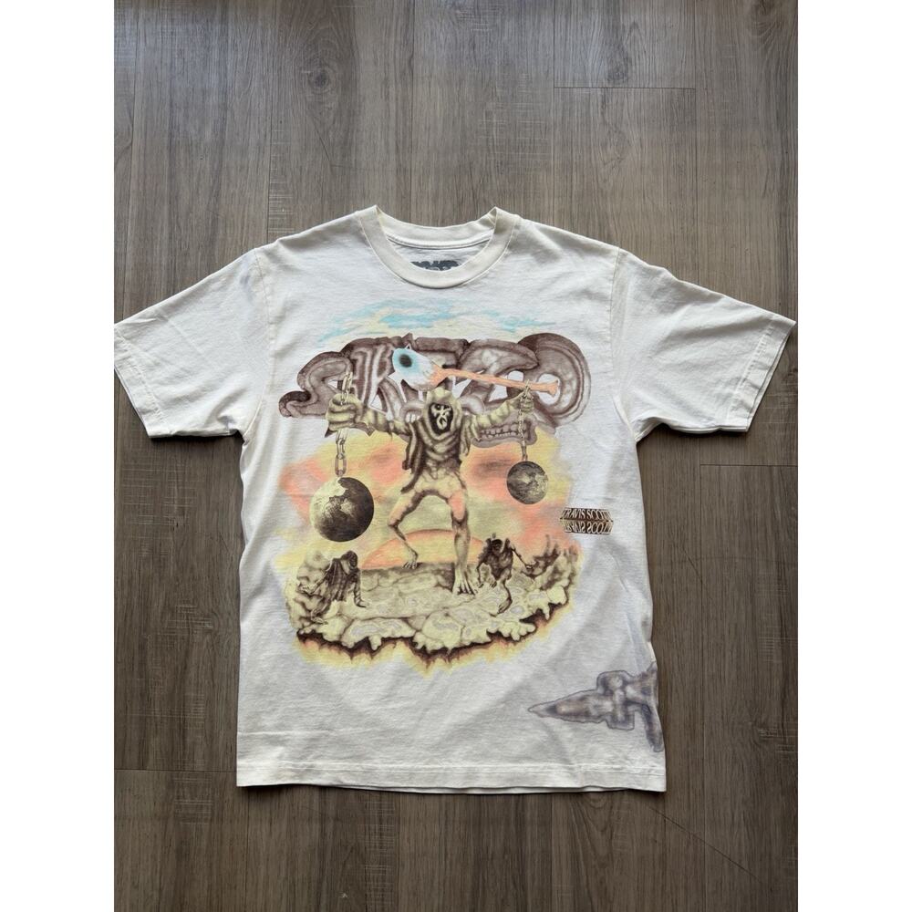 Travis Scott Utopia Circus Maximus Tour 2023 “Skitzo” T-Shirt Men’s Medium NEW